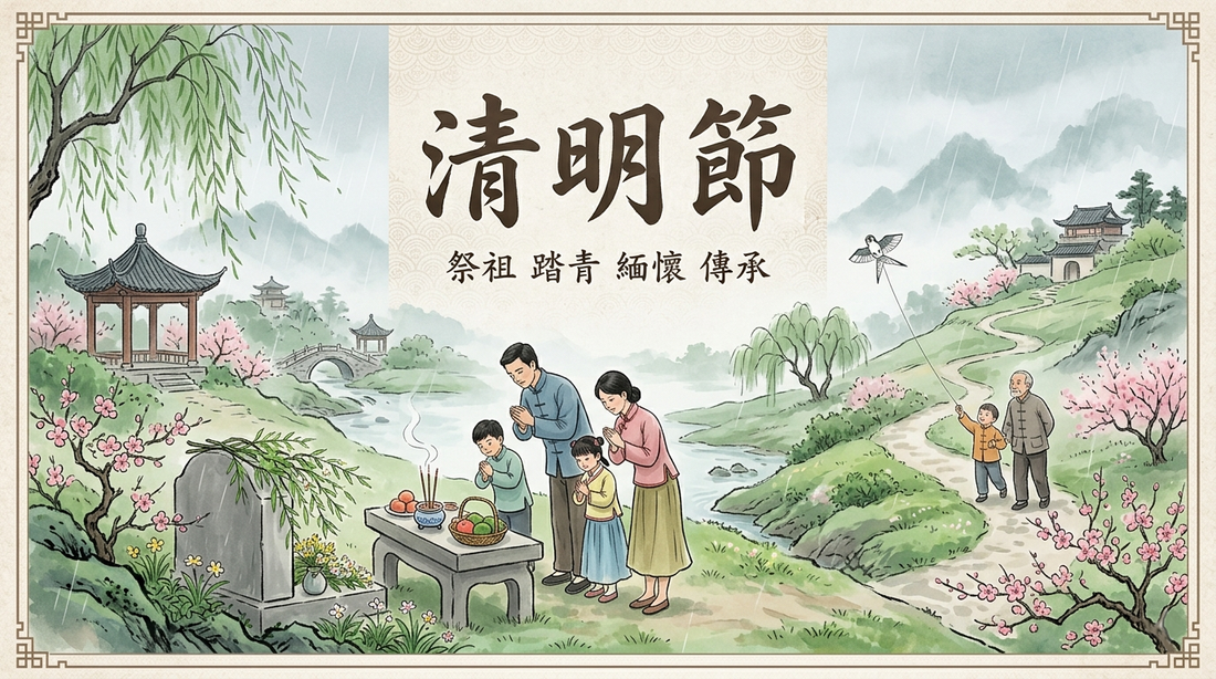 清明的多重面貌：祭祀、郊遊與節氣